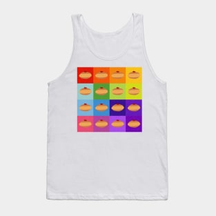 Doughnuts Galore Rainbow Square Print Tank Top